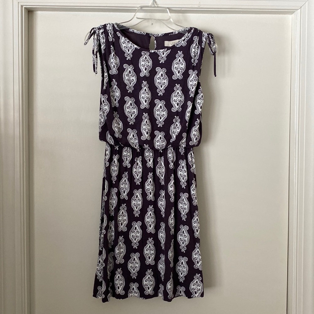 Ann Taylor Loft Purple Dress size S